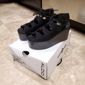Aldo lace-up platforms